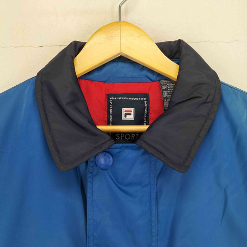 フィラスポーツ FILA SPORTS 中綿ナイロンリフレクターハーフジップジャケット メンズ
